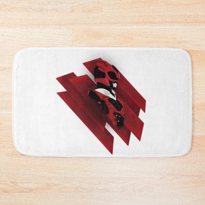 Red Psycho Ranger Bath Mat