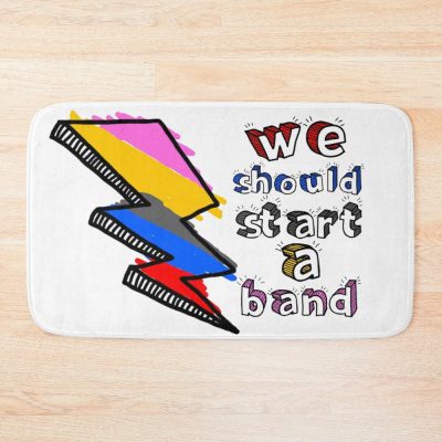 Power Rangers We Should Start A Band Bath Mat