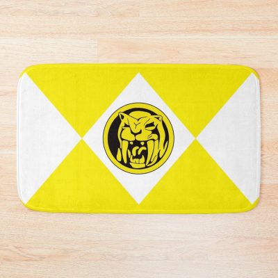Mmpr Yellow Ranger With Coin Bath Mat