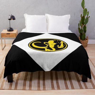 Go Go Black Ranger Throw Blanket