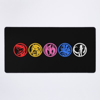 Five Power Coins Mouse Pad