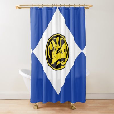 Go Go Blue Ranger Shower Curtain