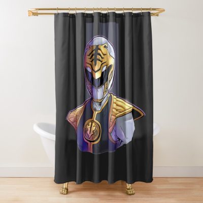 Tommy The White Ranger Shower Curtain