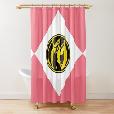 Go Go Pink Ranger Shower Curtain