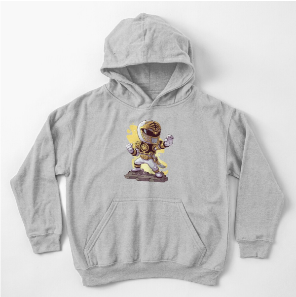 White Power Ranger Kids Hoodie - Power Rangers Store