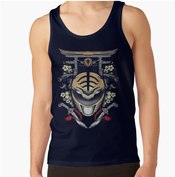 White Power Ranger Tank Top - Power Rangers Store