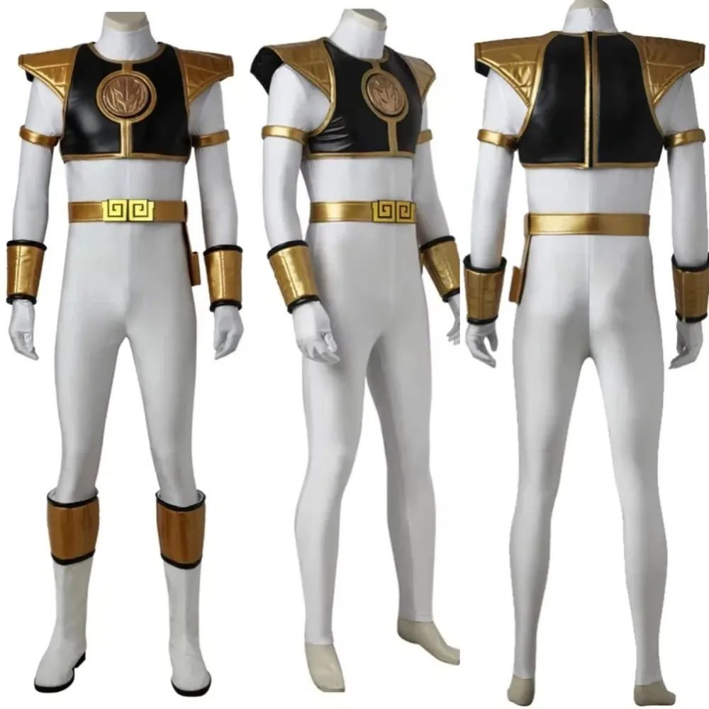 White Tommy Cosplay Rangers Halloween Costumes