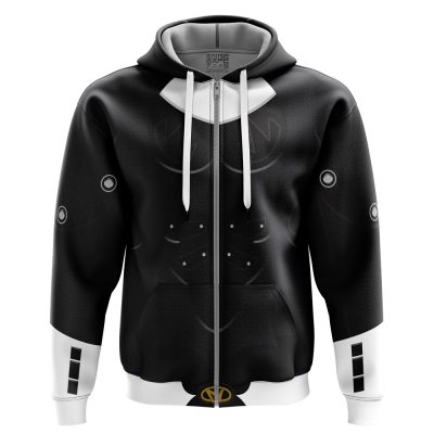 Black Psycho Rangers Zip Hoodie Jacket
