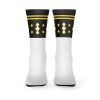 Black Ranger Ninjetti Power Rangers Socks BACK mockup - Power Rangers Store