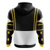 Black Ranger Ninjetti Power Rangers Zip Hoodie Jacket BACK mockup - Power Rangers Store
