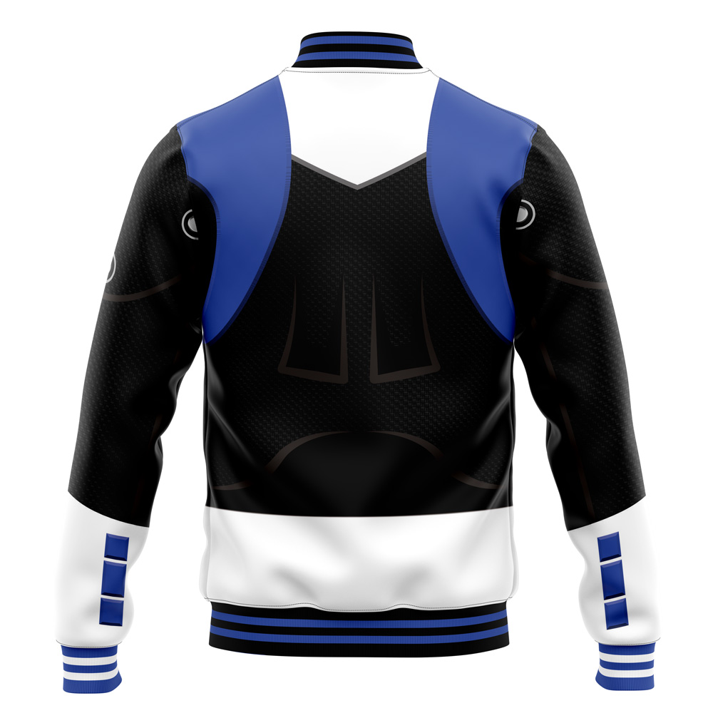 Blue Psycho Rangers Varsity Jacket - Image 4