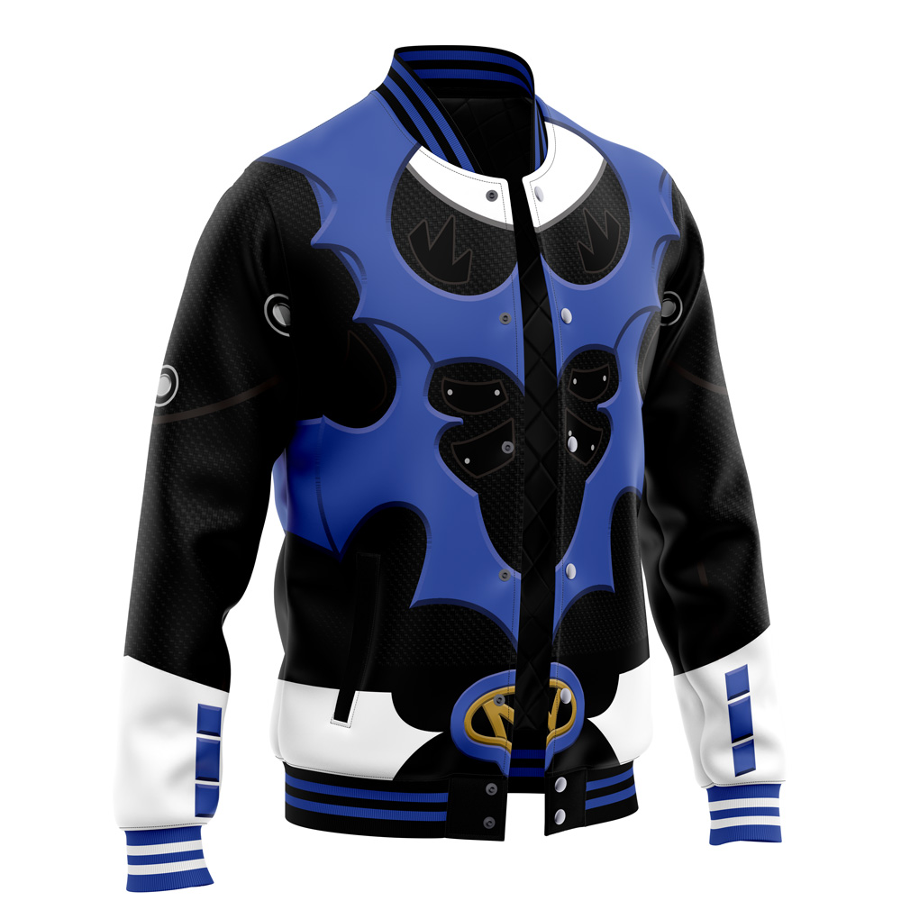 Blue Psycho Rangers Varsity Jacket - Image 2