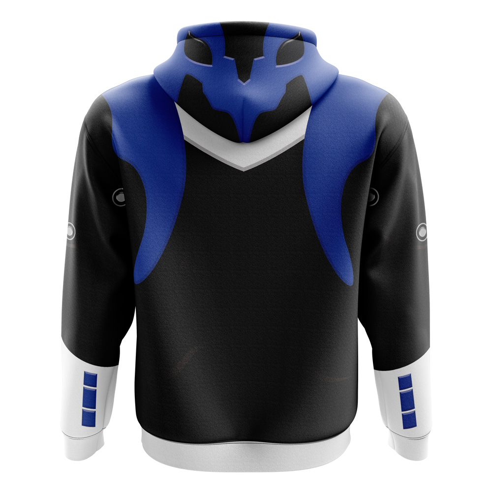 Blue Psycho Psycho Rangers Zip Hoodie Jacket - Image 2
