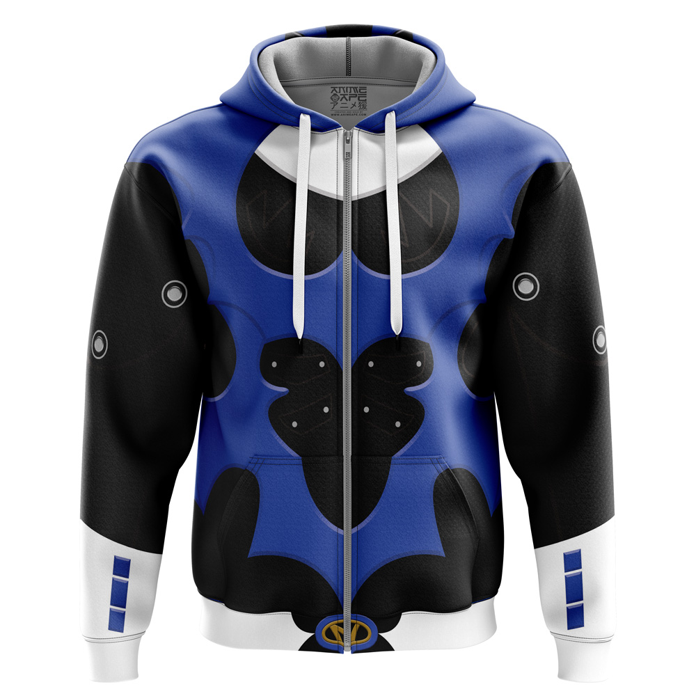 Blue Psycho Psycho Rangers Zip Hoodie Jacket