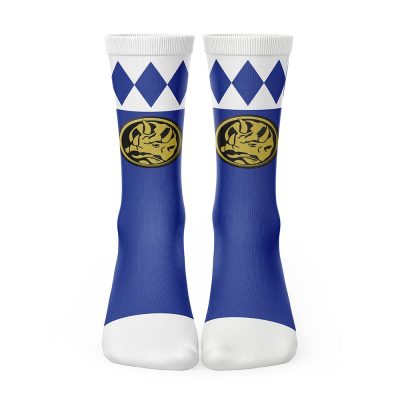 Blue Ranger Mighty Morphin Power Rangers Socks