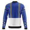 Blue Ranger Ninjetti Power Rangers Bomber Jacket BACK Mockup - Power Rangers Store