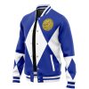 Blue Ranger Wolf MMPR Vasity Jacket FRONT RIGHT Mockup - Power Rangers Store