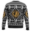 Christmas Black Ranger Power Rangers Ugly Christmas Sweater BACK mockup - Power Rangers Store