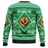 Christmas Green Ranger Power Ranger Ugly Christmas Sweater BACK mockup - Power Rangers Store