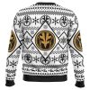 Christmas White Ranger Power Rangers Ugly Christmas Sweater BACK mockup - Power Rangers Store