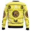 Christmas Yellow Ranger Power Rangers Ugly Christmas Sweater BACK mockup - Power Rangers Store