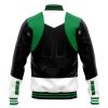 Green Psycho Rangers Varsity Jacket BACK Mockup - Power Rangers Store