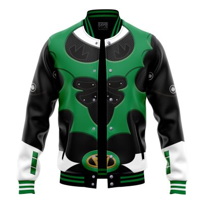 Green Psycho Rangers Varsity Jacket