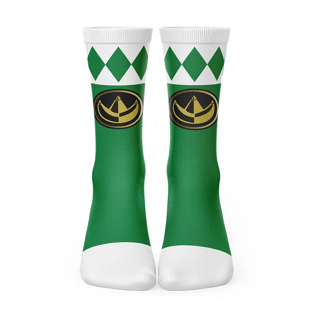 Green Ranger Mighty Morphin Power Rangers Socks