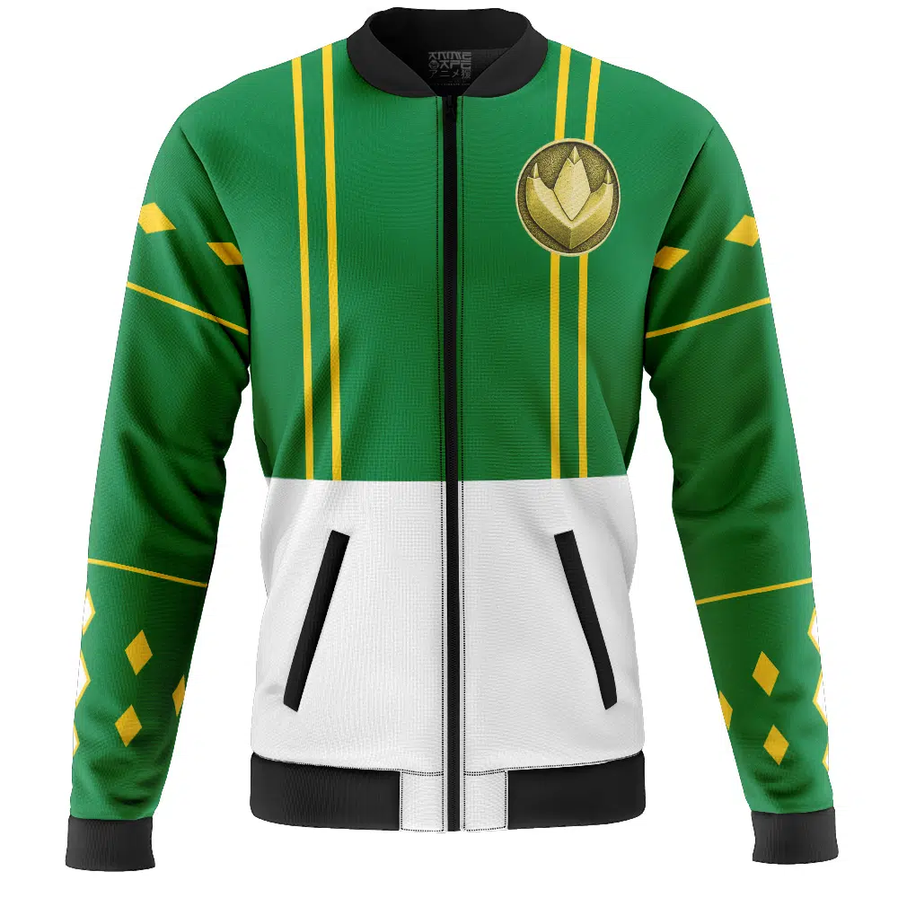 Green Ranger Ninjetti Power Rangers Casual Bomber Jacket