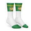Green Ranger Ninjetti Power Rangers Socks SIDE mockup - Power Rangers Store