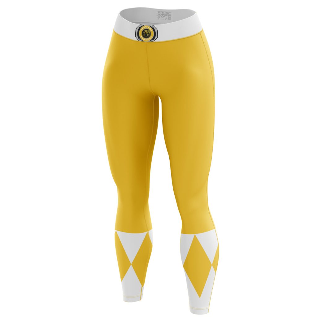 Power Ranger Pants Yellow Ranger Mighty Morphin Power Rangers Leggings | Power Rangers Store