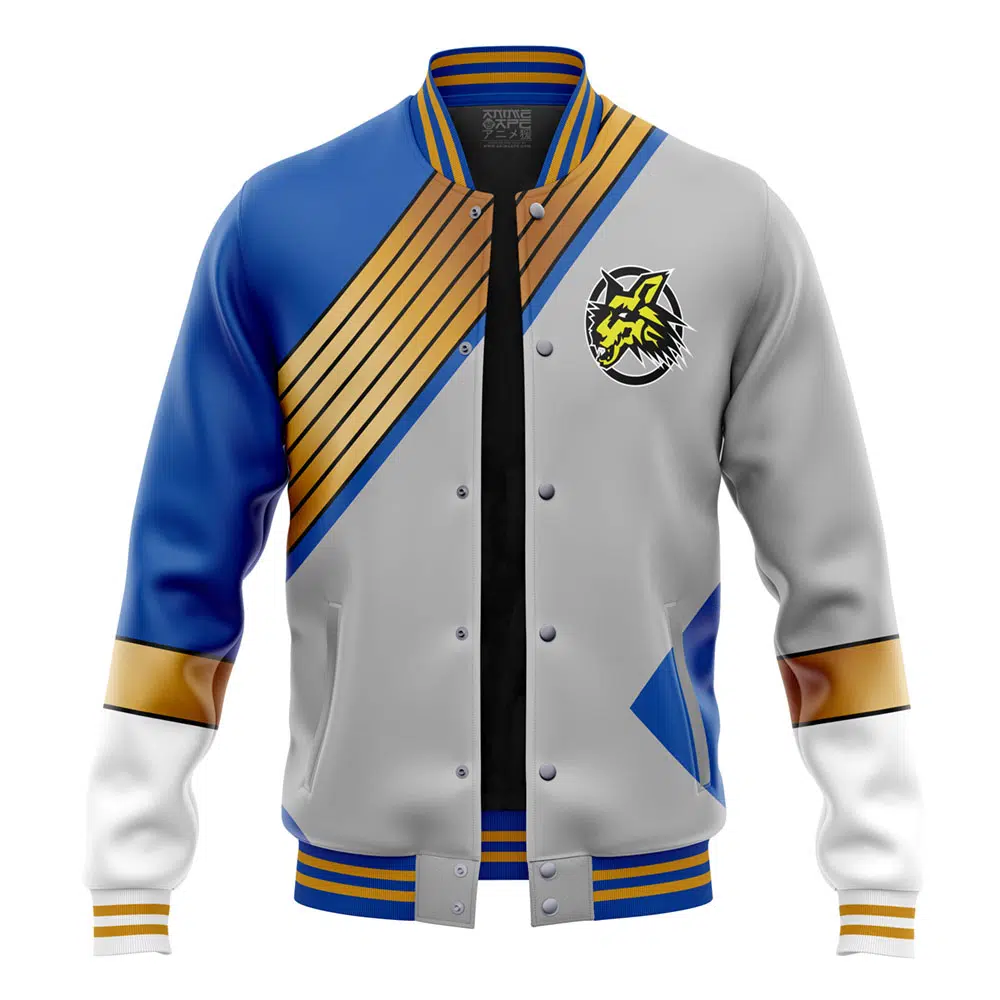 Lunar Wolf Ranger Wild Force Power Rangers Varsity Jacket