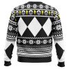 Mighty Morphin Black Ranger Power Ranger Ugly Christmas Sweater BACK mockup - Power Rangers Store