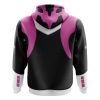 Pink Psycho Rangers Zip Hoodie 3D BACK mockup - Power Rangers Store