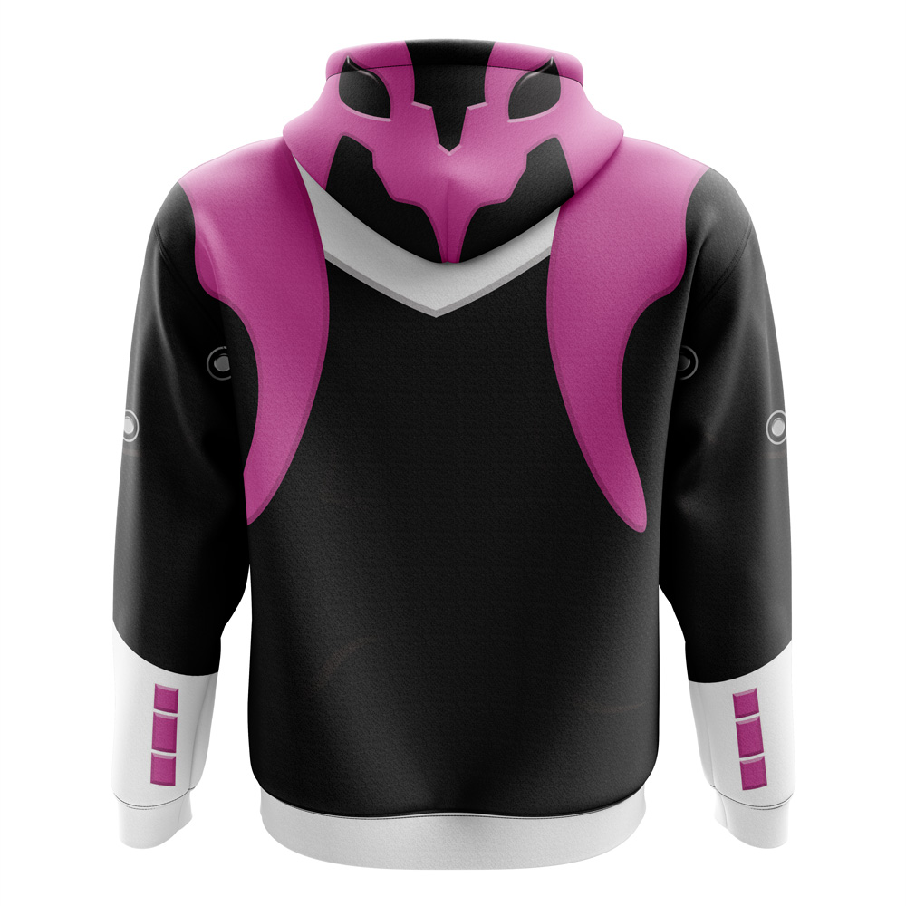 Pink Psycho Rangers Zip Hoodie Jacket - Image 2