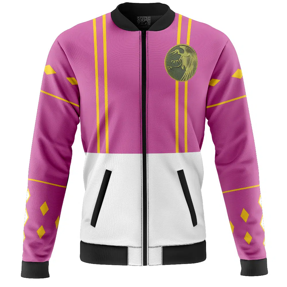 Pink Ranger Ninjetti Power Rangers Casual Bomber Jacket