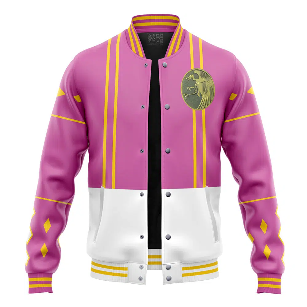 Pink Ranger Ninjetti Power Rangers Varsity Jacket