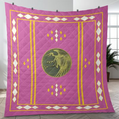 Pink Ranger Ninjetti  Rangers Quilt Blanket