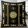 Black Ranger Ninjetti  Rangers Quilt Blanket