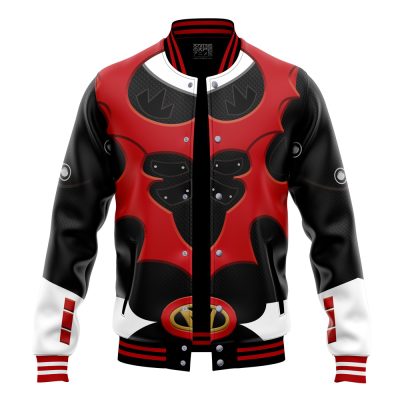 Red Psycho Rangers Varsity Jacket