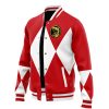 Red Ranger MMPR Varsity Jacket F RIGHT Mockup - Power Rangers Store