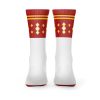 Red Ranger Ninjetti Power Rangers Socks BACK mockup - Power Rangers Store
