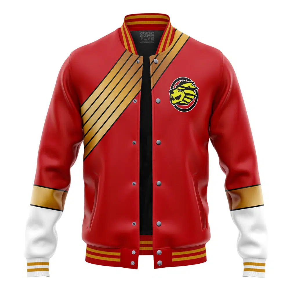 Red Ranger Wild Force Power Rangers Varsity Jacket