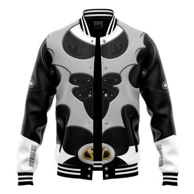 Silver Psycho Rangers Varsity Jacket