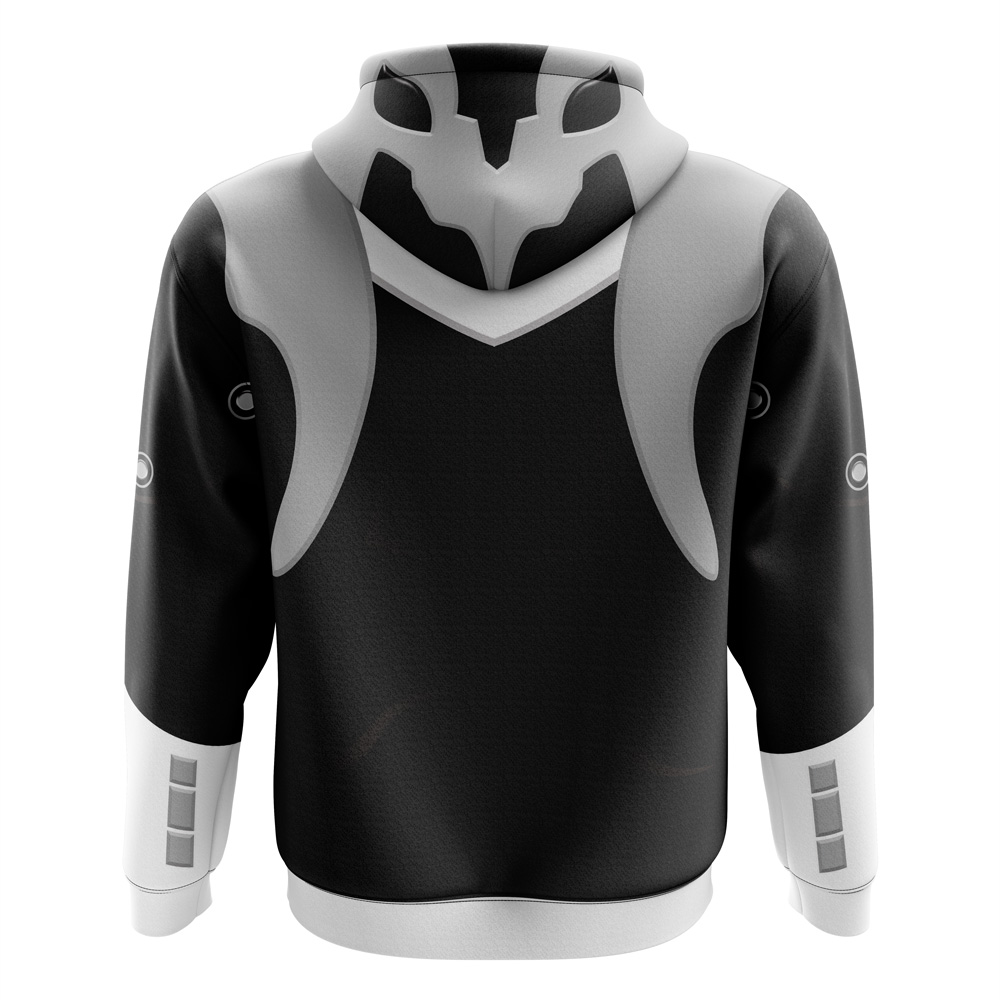Silver Psycho Rangers Zip Hoodie Jacket - Image 2
