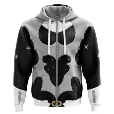 Silver Psycho Rangers Zip Hoodie Jacket