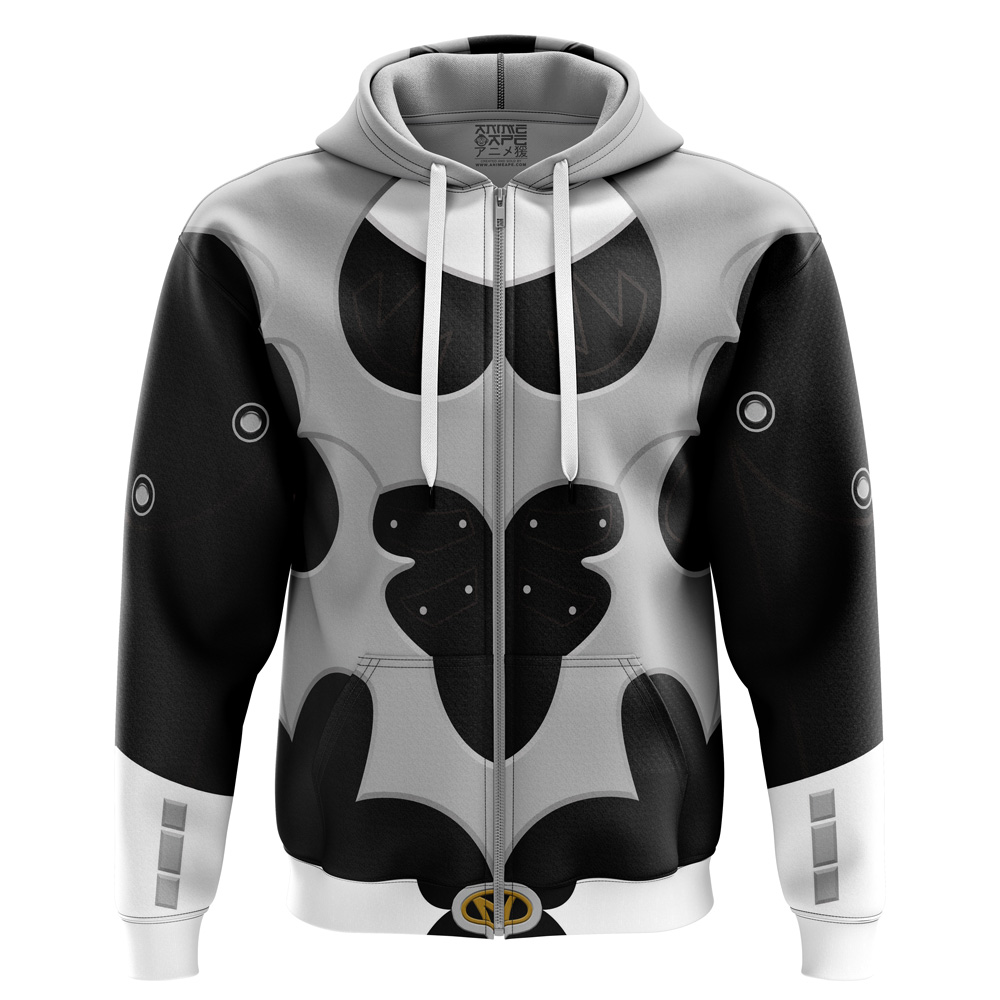Silver Psycho Rangers Zip Hoodie Jacket