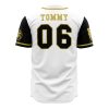 Tigerzoids PR AOP Baseball Jersey AOP Baseball Jersey BACK Mockup - Power Rangers Store