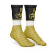 White Ranger Mighty Morphin Power Rangers Socks SIDE mockup - Power Rangers Store