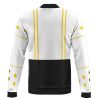 White Ranger Ninjetti Power Rangers Bomber Jacket BACK Mockup - Power Rangers Store